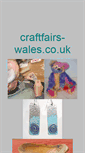 Mobile Screenshot of craftfairs-wales.co.uk